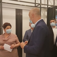 Ministro dell’Agricoltura Bellanova in visita ad Andria al Frantoio Muraglia