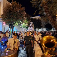 processione notturna per il trasferimento del simulacro della Madonna dei Miracoli