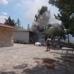 incendio villa e boschetto