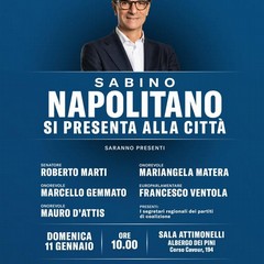 il centrodestra presenta il candidato sindaco Sabino Napolitano