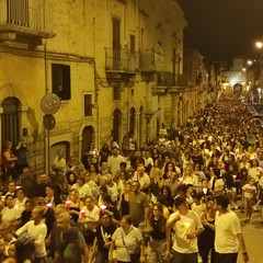 il simulacro della Madonna dei Miracoli al suo Santuario