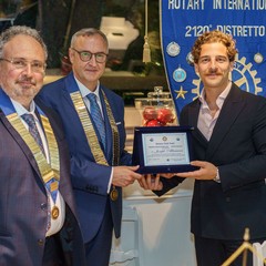 riconoscimento Rotary a Luca Sanguedolce, Andrea Ribatti e Joseph Altamura