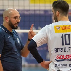 Andria Serie B gir E Florigel Pallavolo Andria Vs Blueitaly Pineto Nella Foto Coach Leo Castellaneta copia