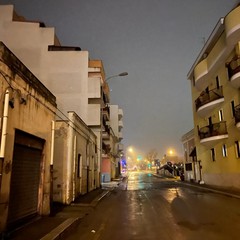Incrocio via Don Lotti con viale Ausonia al buio