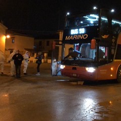 controlli ad Andria agli autobus provenienti dal nord Italia