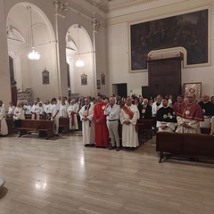 Cerimonia della vestizione di tre nuovi soci della Pia Associazione Crociferi