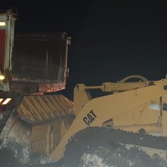 Sventato furto di mezzi pesanti in un cantiere su via Trani