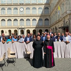 Benedetta la "Prima pietra" della nuova Aula Liturgica della chiesa Sacro Cuore di Gesù