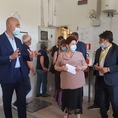 Ministro dell’Agricoltura Bellanova in visita ad Andria al Frantoio Muraglia