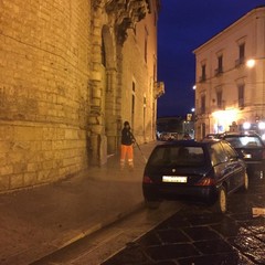 Intervento di sanificazione intorno a Palazzo Ducale e vie limitrofe