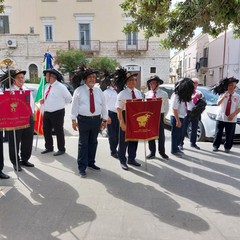 Manifestazione delle Fiamme Cremisi a Bisceglie