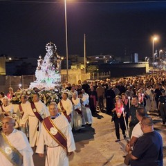 processione notturna per il trasferimento del simulacro della Madonna dei Miracoli