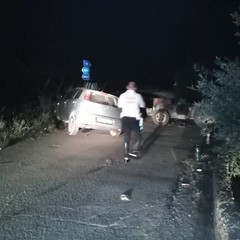 incidente stradale sulla strada comunale di S. Brigida