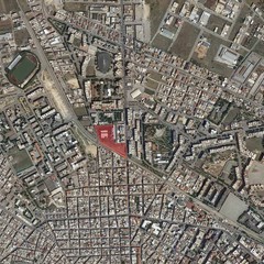 Andria In rosso larea di progetto tra Via Barletta Via vecchia Barletta e Via Lissa