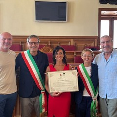 sindaci di Andria e Bisceglie un attestato di benemerenza per Alessandra