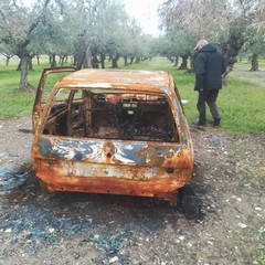 auto bruciata in contrada Ciappetta Camaggio