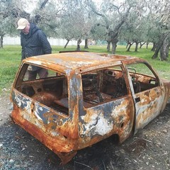 auto bruciata in contrada Ciappetta Camaggio