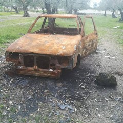 auto bruciata in contrada Ciappetta Camaggio