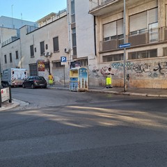 intervento straordinario di sanificazione intorno all'ospedale "Bonomo"