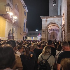 il simulacro della Madonna dei Miracoli al suo Santuario