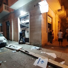 Esplosione alla BCC di Andria in viale Don Sturzo