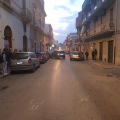 incidente stradale nel centro cittadino