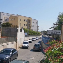 via Bisceglie per la sistemazione del nuovo ponte ferroviario