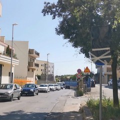 via Bisceglie per la sistemazione del nuovo ponte ferroviario