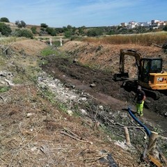 lavori presso il canale Ciappetta Camaggio