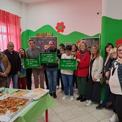 Via Francigena di Canosa di Puglia abbellita da cassettine poste sull'antico cammino