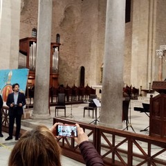 Manifestazione dell'Acli Puglia con Gianluigi Cesari e Franco Sellitri, storico dirigente aclista di Andria