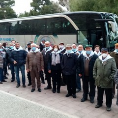 Manifestazione dell'Acli Puglia con Gianluigi Cesari e Franco Sellitri, storico dirigente aclista di Andria