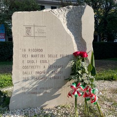 Cippo commemorativo 10 febbraio giorno del ricordo