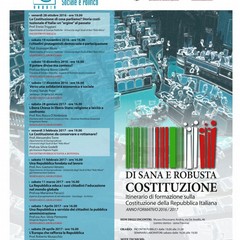 Locandina iniziativa sulla Costituzione italiana