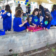 laboratorio di piantumazione di alberi e di ortaggi al plesso di "Giovanni Paolo II" del 3°C.D. “Cotugno”