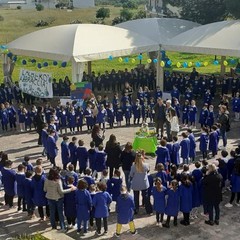 laboratorio di piantumazione di alberi e di ortaggi al plesso di "Giovanni Paolo II" del 3°C.D. “Cotugno”