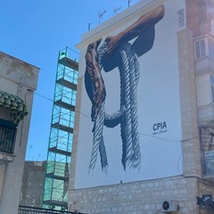 CPIA il nuovo murales "Umani in cima" di Daniele Geniale