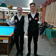 Michele Matera e Michele Di Tacchio vice campioni nazionali di carambola a tre sponde