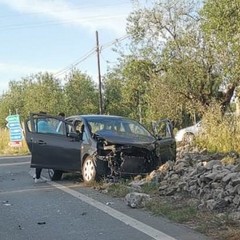 incidente stradale sulla strada verso Castel del Monte