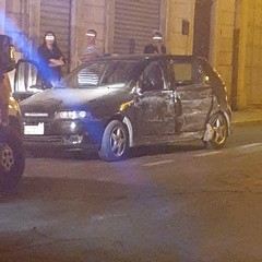 incidente stradale in via Orsini