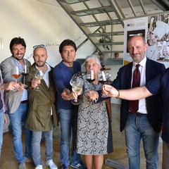 da sinistra Gianluca Spagnolo Roberto Strippoli Stafano D Onghia Antonio Di Nunno Vittoria Cisonno Beppe Schino Pietro Zito JPG