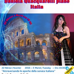 La pianista Daniela Quacquarelli