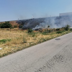 incendio in via Da Villa