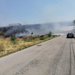 incendio in via Da Villa