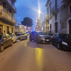 incidente stradale nel centro cittadino