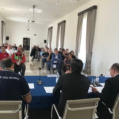 riunione della Protezione civile