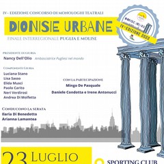 “Dionisie Urbane”: quarta edizione del Festival dei Monologhi di Puglia e Molise