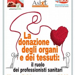 Attività di formazione sulla donazione d'organi presso la Asl/Bt