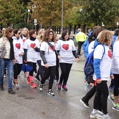 Andria si è tinta di Rosa per dire tutti insieme «No alla violenza sulle donne»