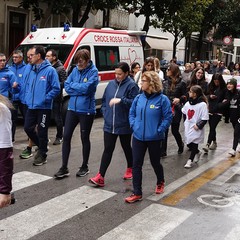 Andria si è tinta di Rosa per dire tutti insieme «No alla violenza sulle donne»